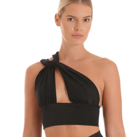 Balia 8-Way Wrap Top - Black - OS - Picture 6 of 9